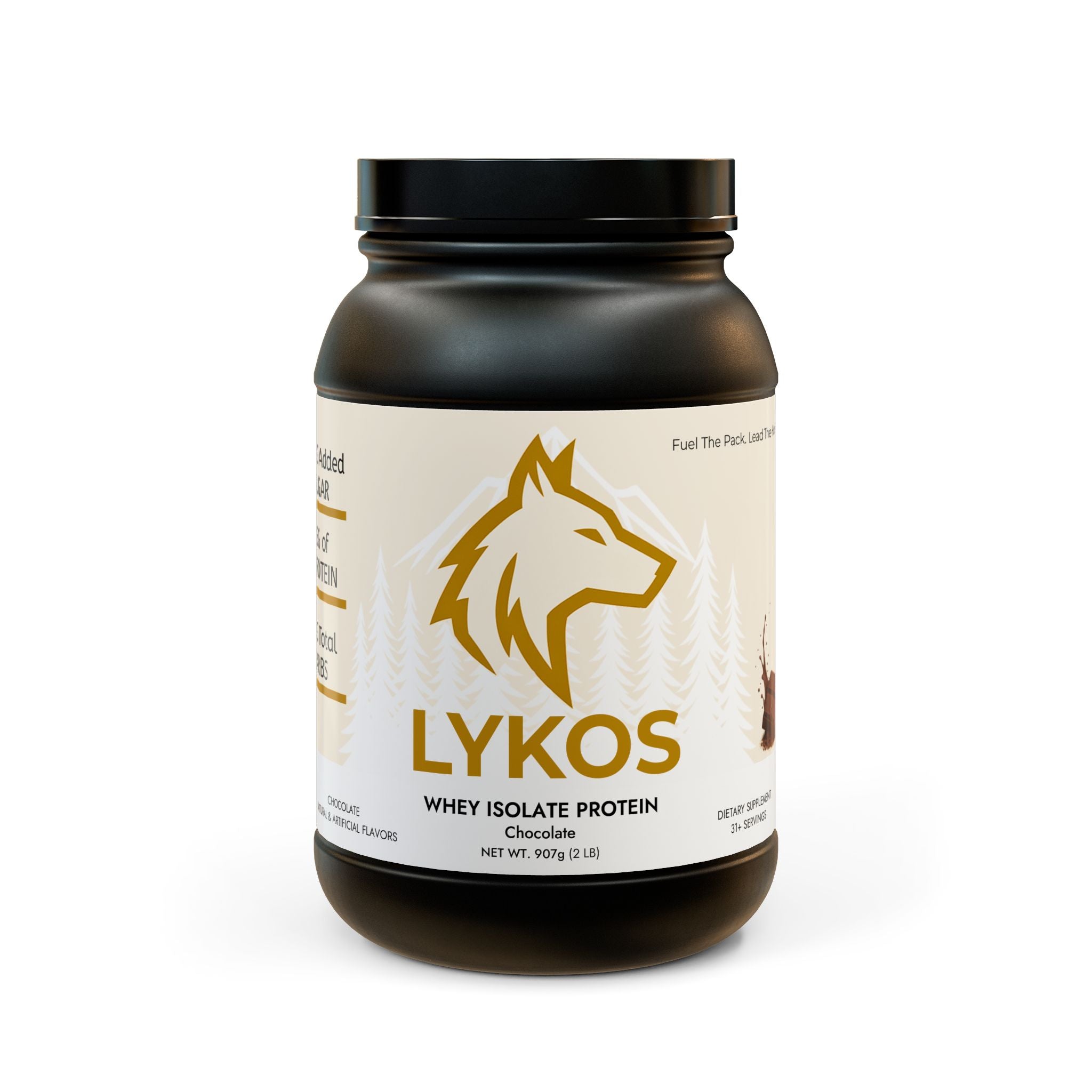 Whey Isolate Chocolate Protein | Fuel Your Pack. Lead The Hunt. | (907g, 2lb)