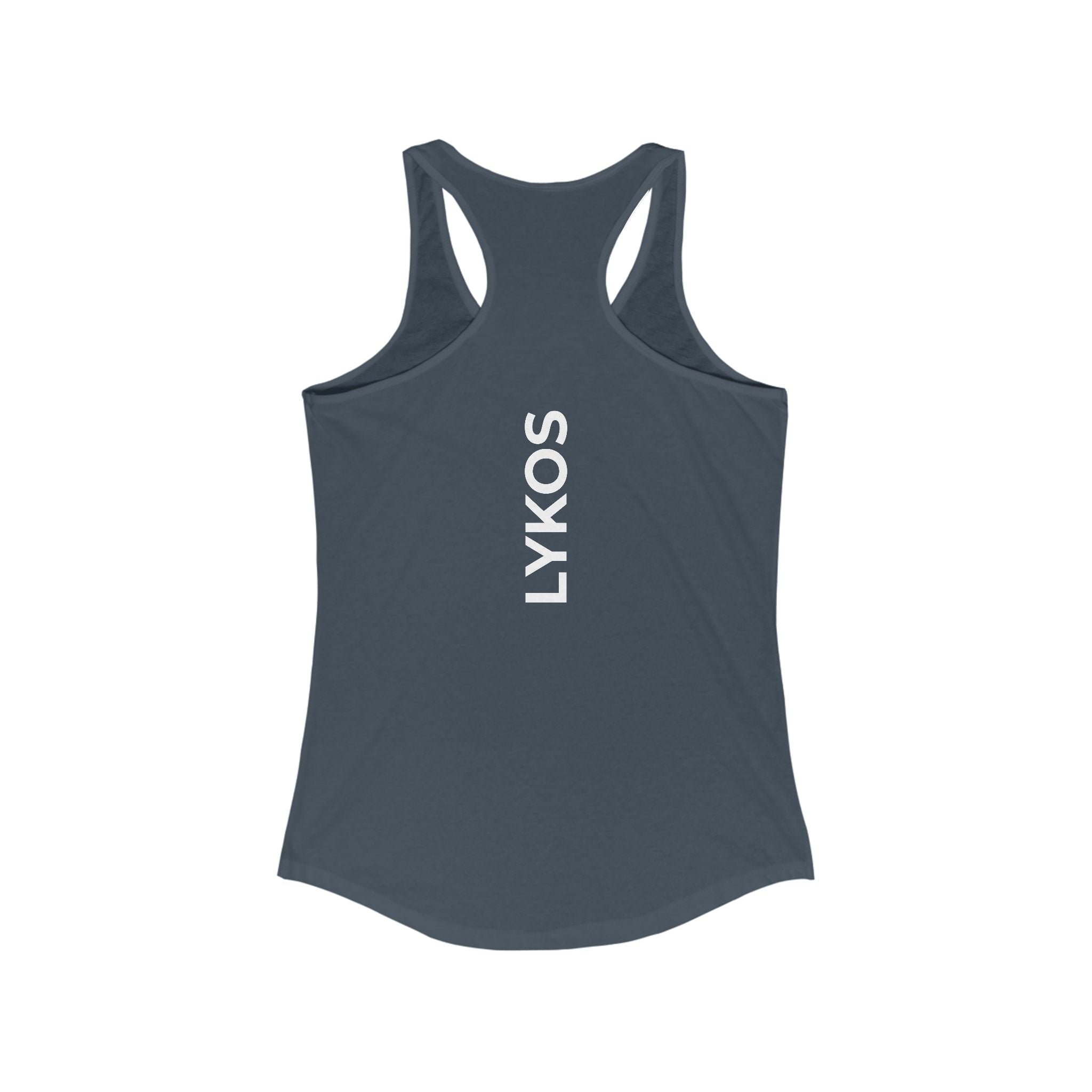 LYKOS Women's Athletic Racerback Tank, Fitness Apparel, Workout Clothing, Casual Summer Top, Gift for Her