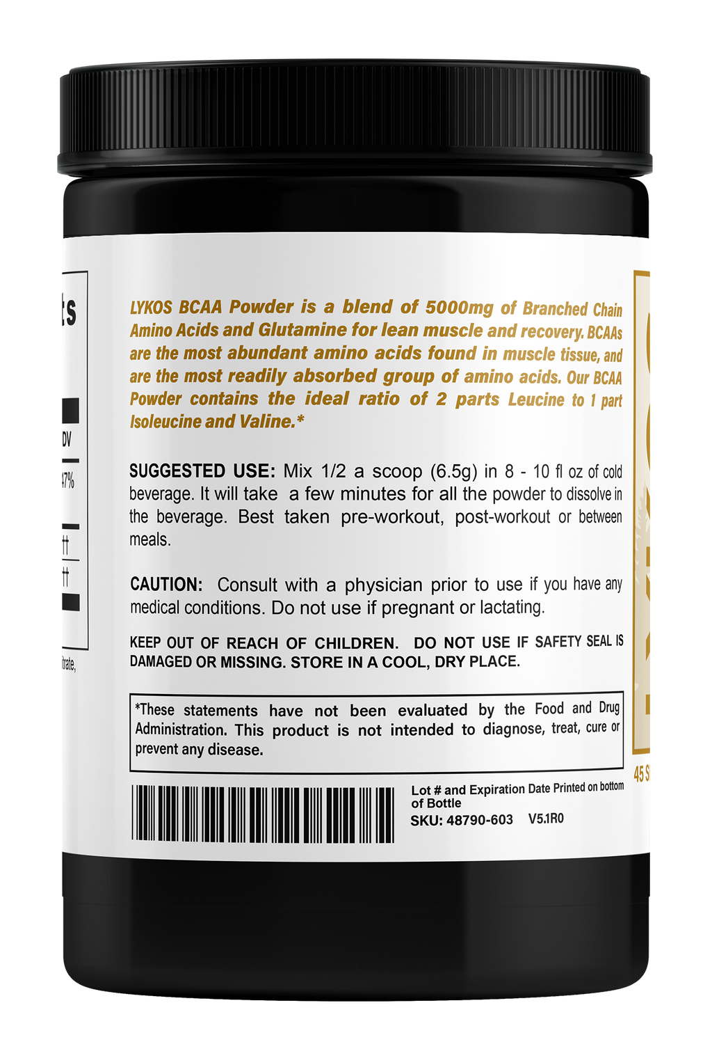 Pro BCAA Powder |Fruit Punch| Essential Amino Acids Powder