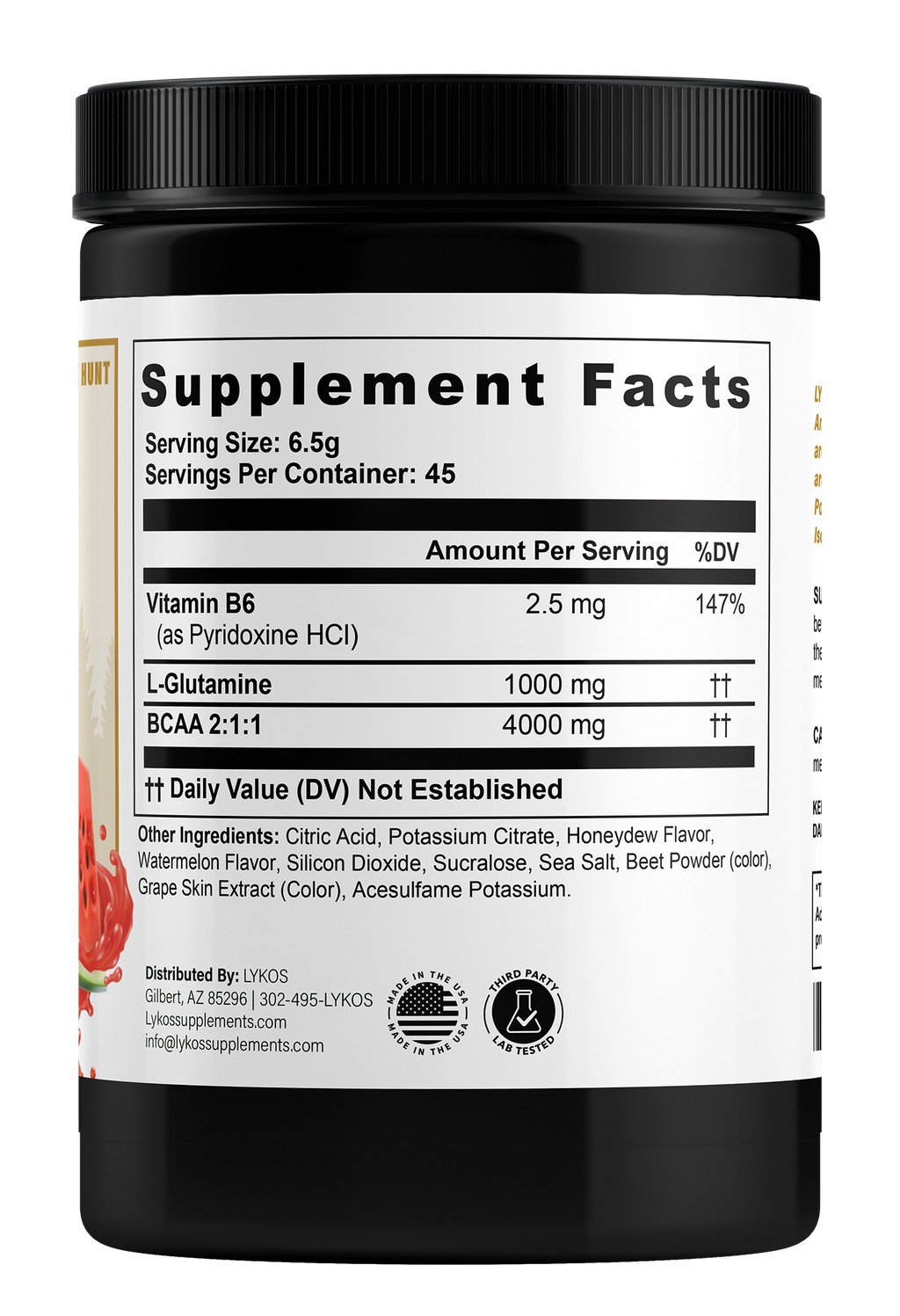 Pro BCAA Powder|Watermelon| Essential Amino Acids Powder