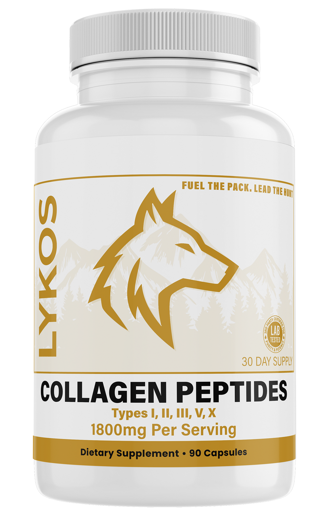 Collagen Peptides Capsules | (Type I, II, III, V, X)