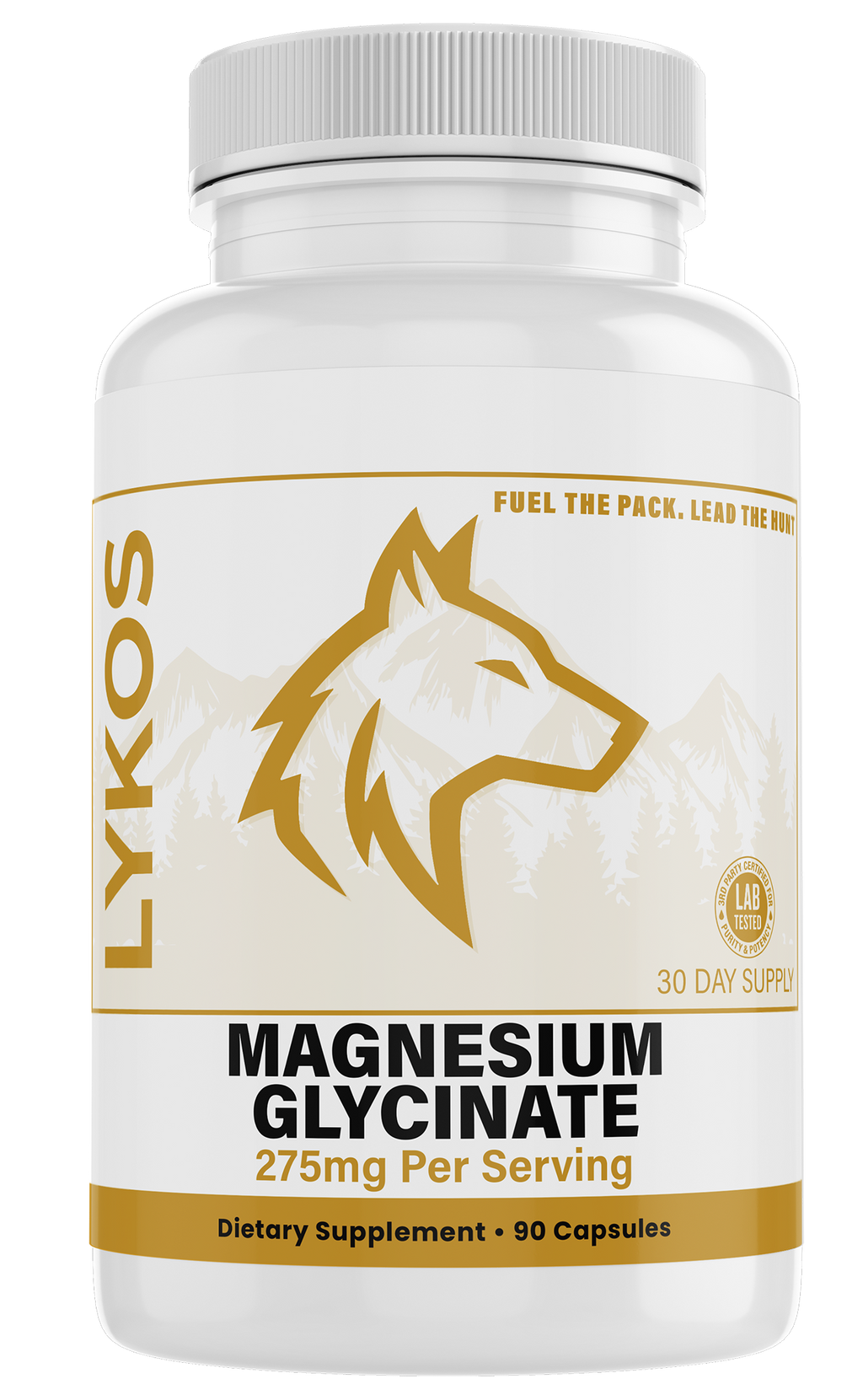 Magnesium Glycinate | Made in the USA | 90 Capsules
