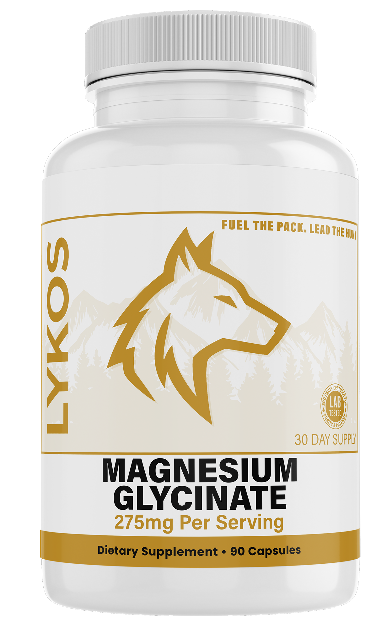 Magnesium Glycinate | Made in the USA | 90 Capsules